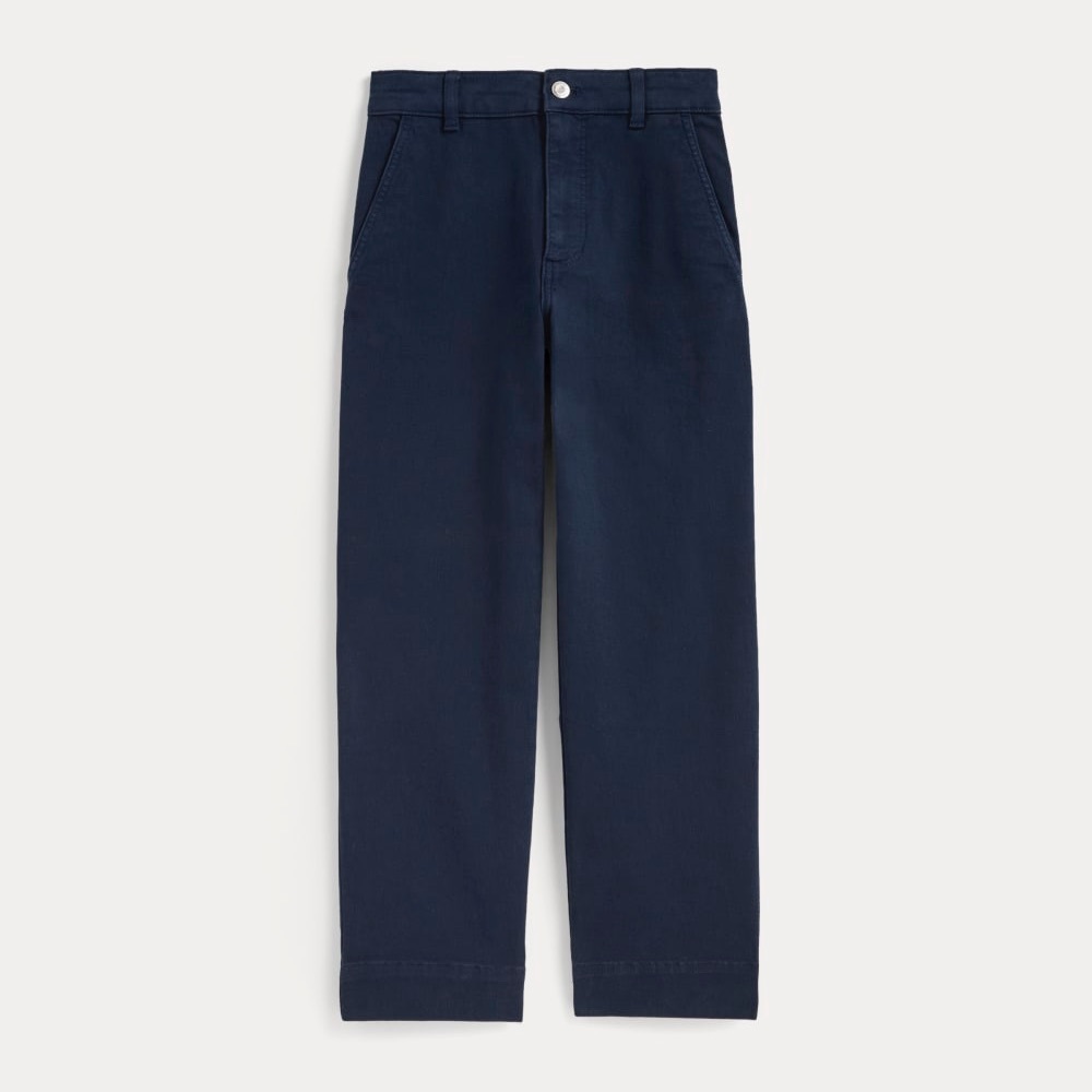 Everlane The Utility Straight-Leg Pants in Gorgeous Navy Color - Picture 2 of 14